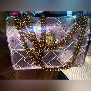 Kurt Geiger Clear glitter shoulder/crossbody bag